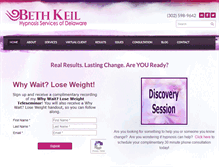 Tablet Screenshot of bethkeil.com